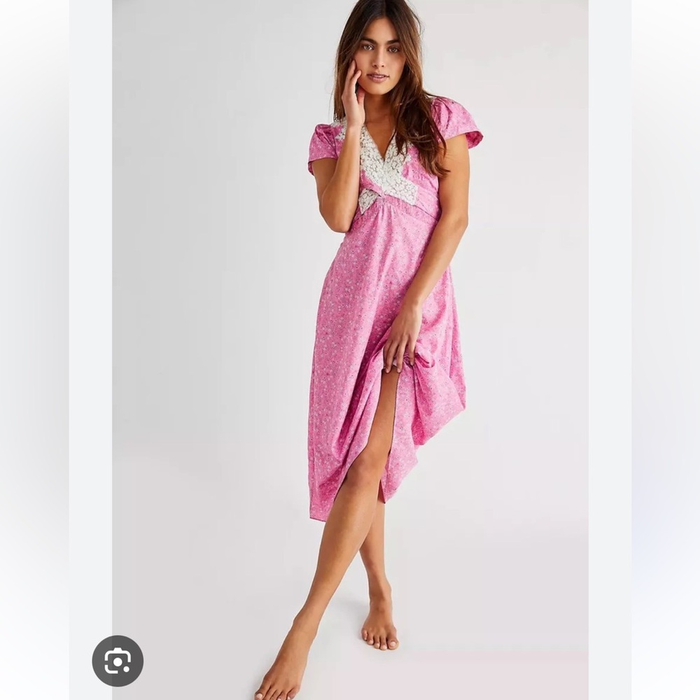 Loveshackfancy Minuet Dress in Gypsy Love Pink
